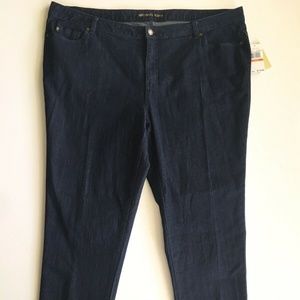Michael Kors Skinny Jeans 24W Plus Dark Navy Blue